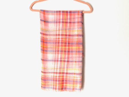 No Brand Neon Plaid Scarf For Cheap