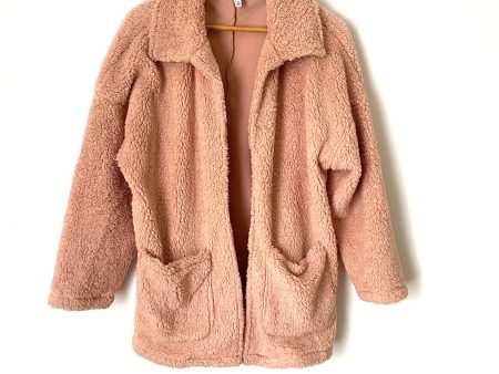 Z Supply Pink Sherpa Coat- Size XS Fashion