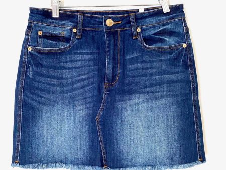 STS Blue Denim Raw Hem Skirt NWT- Size 28 Discount