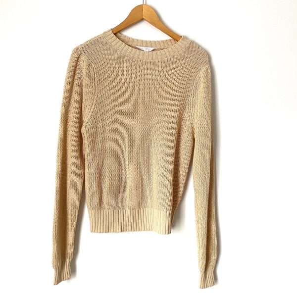 Time & Tru Cream Sweater- Size S (4-6) For Sale