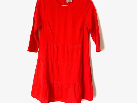 ASOS Red Textured 3 4 Sleeve Dress NWT- Size 0 Discount