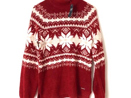 Abercrombie&Fitch Red and White Knit Sweater NWT- Size S Supply