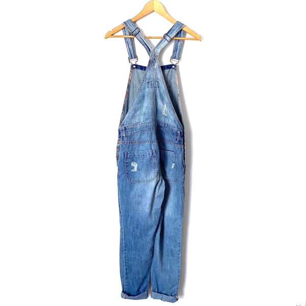 Forever 21 Distressed Denim Overalls- Size 26 Fashion