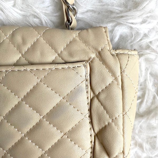 No Brand Leather Chain Strap Quilted Crossbody (see notes) Online now