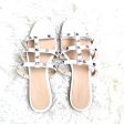 Vintage Havana White Studded Sandals- Size 7 (Jana) Online now