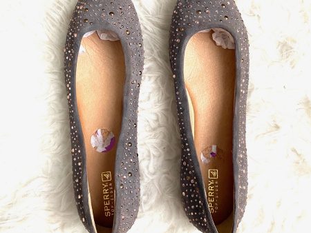 Sperry Top Sider Rhinestone Studded Ballet Flats- Size 8.5 Discount