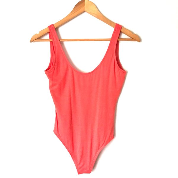 Vestique Coral Thong Bodysuit with Low Back NWT- Size S on Sale