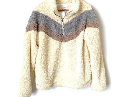 Thread & Supply Sherpa Quarter Zip Pullover NWT- Size M For Cheap