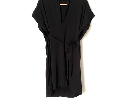 Vici Black Button Up Belted Shirt Dress- Size S Sale