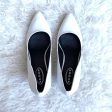 Scoop White Animal Print Embossed Heels- Size 11 Fashion