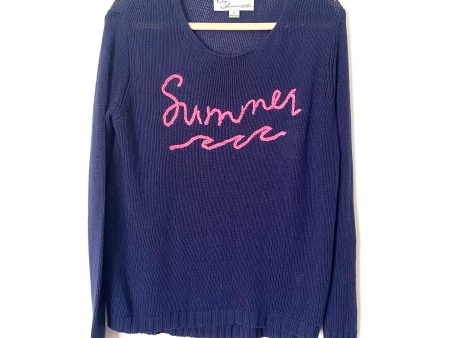 Vintage Havana Navy Knit “Summer” Sweater NWT- Size S Supply