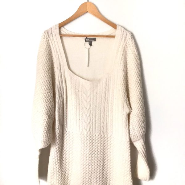 ASOS Cream Sweater Dress NWT- Size 14 Online