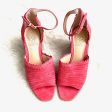 Vince Camuto Pink Suede Wedge Heels- Size 7 (LIKE BRAND NEW) Supply