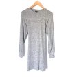 TOPSHOP Heathered Grey Tie Front Back Dress- Size 4 on Sale