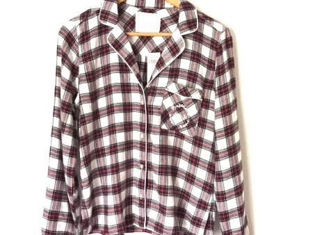 Abercrombie & Fitch Plaid Pajama Button Up Top NWT- Size S (we have matching shorts!) Hot on Sale