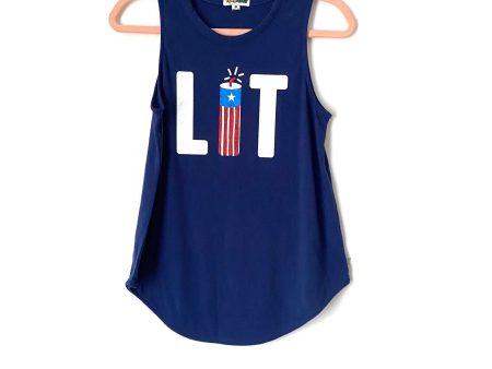 Tipsy Elves  Lit  Graphic Tank- Size S For Cheap