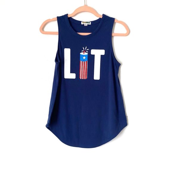 Tipsy Elves  Lit  Graphic Tank- Size S For Cheap