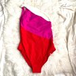 Summersalt Red and Pink  The Sidestroke  One Shoulder One Piece- Size 10 NWOT Discount