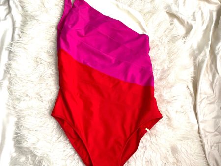 Summersalt Red and Pink  The Sidestroke  One Shoulder One Piece- Size 10 NWOT Discount