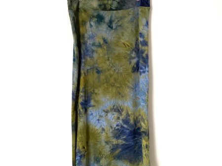 Sundry For Evereve Olive Tie Dye Maxi Skirt NWT- Size 4 (Fits like a 27) Discount