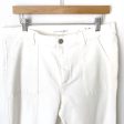 LOFT White Skinny Crop Distressed Hem Jeans NWT- Size 31 12 (Inseam 25.5 ) on Sale