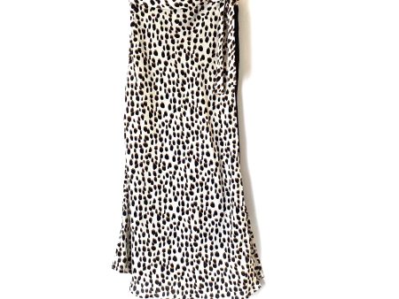 Fab rik Animal Print Faux Wrap Lined Skirt- Size M Supply