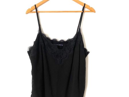 Abercrombie & Fitch Black Lace Trim Camisole- Size L For Cheap