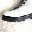 M. Gemi White Leather Alpi Alta Boots- Size 39 (see notes) on Sale