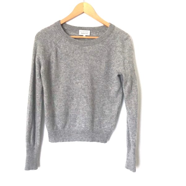 White + Warren Essentials Grey 100% Cashmere Sweater- Size XS (we have matching joggers, sold as separates) For Cheap