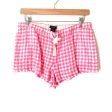 J. Crew Pink Gingham Pajama Shorts- Size S (we have matching top) Online