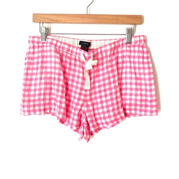 J. Crew Pink Gingham Pajama Shorts- Size S (we have matching top) Online