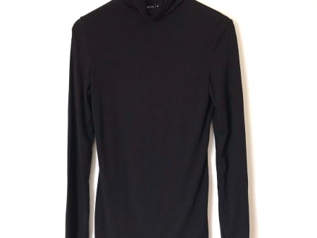 14th & Union Black Long Sleeve Turtleneck Top -Size S Cheap