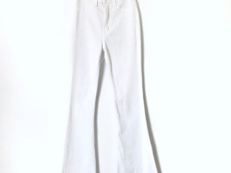 Vestique White Flare Jeans- Size 25 (Inseam 33”) Supply