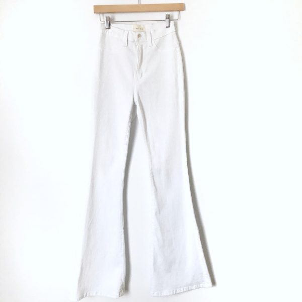 Vestique White Flare Jeans- Size 25 (Inseam 33”) Supply