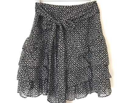 Celia Birtwell for Express Silk Tiered Ruffle Skirt- Size 2 Online