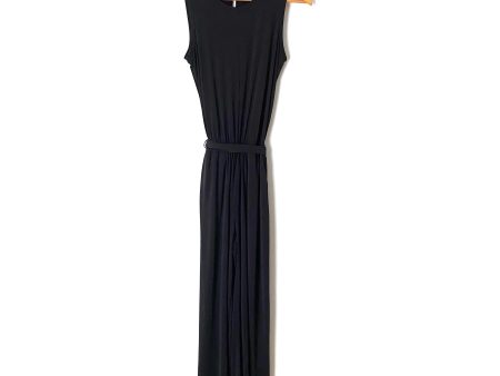 Banana Republic Black Modal Cropped Jumpsuit- Size 0 For Sale