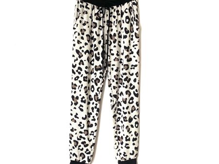 First Love Animal Print Jogger Pants- Size S For Sale