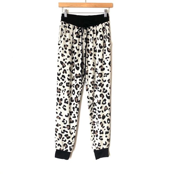 First Love Animal Print Jogger Pants- Size S For Sale