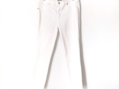 Abercrombie&fitch White “Simone High Rise Super Skinny” Jeans- Size 32 (Inseam 27” see notes) Online Hot Sale