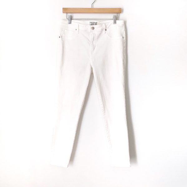 Abercrombie&fitch White “Simone High Rise Super Skinny” Jeans- Size 32 (Inseam 27” see notes) Online Hot Sale