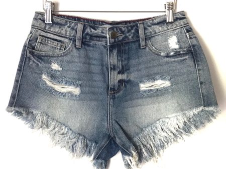 Cello Distressed Denim Cutoff Shorts- Size S Online now