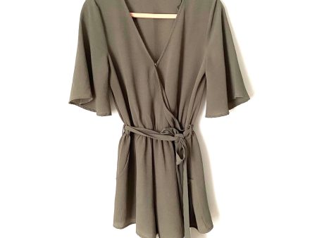 Wishlist Apparel Olive Romper- Size S For Cheap