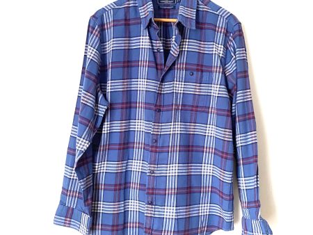 Vineyard Vine Blue Plaid Slim Longshore Shirt- Size L Supply