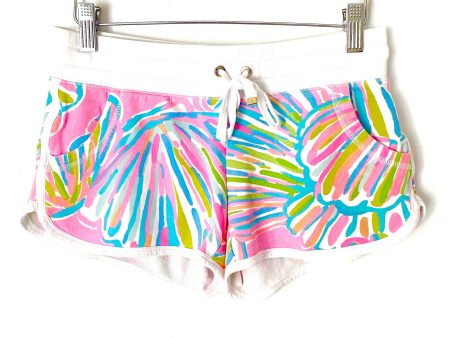 Lily Pulitzer Seashell Pull On Elastic Waist Shorts- Size XS Sale