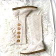 Ugg White Knit Boots- Size 7 For Cheap