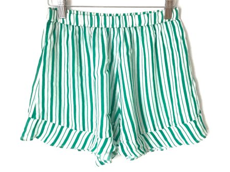 Lovers + Friends Green and White Striped Two Piece Short Set- Size S (SOLD AS SET) Online now