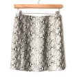 Wild Honey Faux Leather Snakeskin Print Skirt- Size S Sale