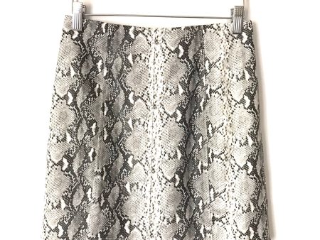 Wild Honey Faux Leather Snakeskin Print Skirt- Size S Sale