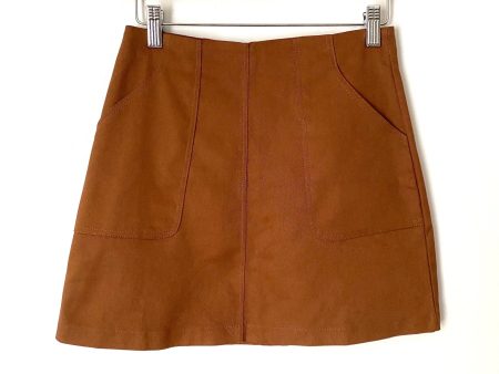 Goodnight Macaroon Brown Pocket Skirt- Size S on Sale