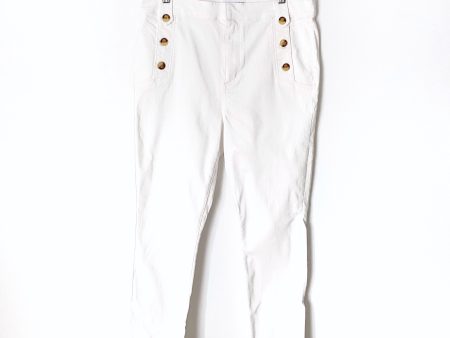 LOFT White High Waist Skinny Jeans NWT- Size 31 12 (Inseam 26.5 ) For Discount